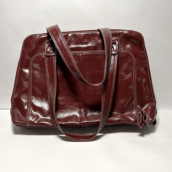 Samsonite Handbags - Samsonite Leather Laptop Bag